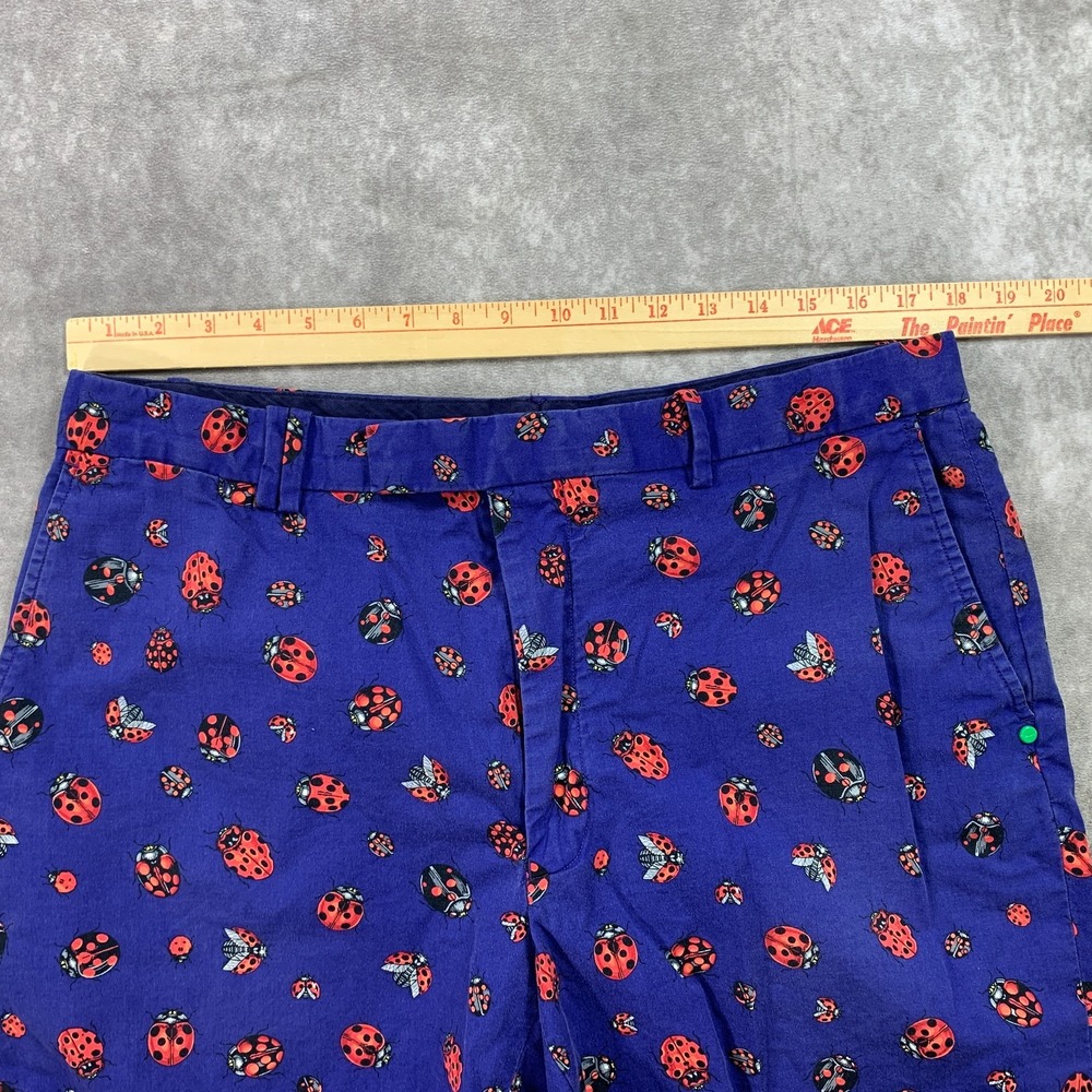 RLX Ralph Lauren Shorts Mens 36 Ladybug Print Stretch Casual Golf‎ Preppy 10" - Picture 5 of 9
